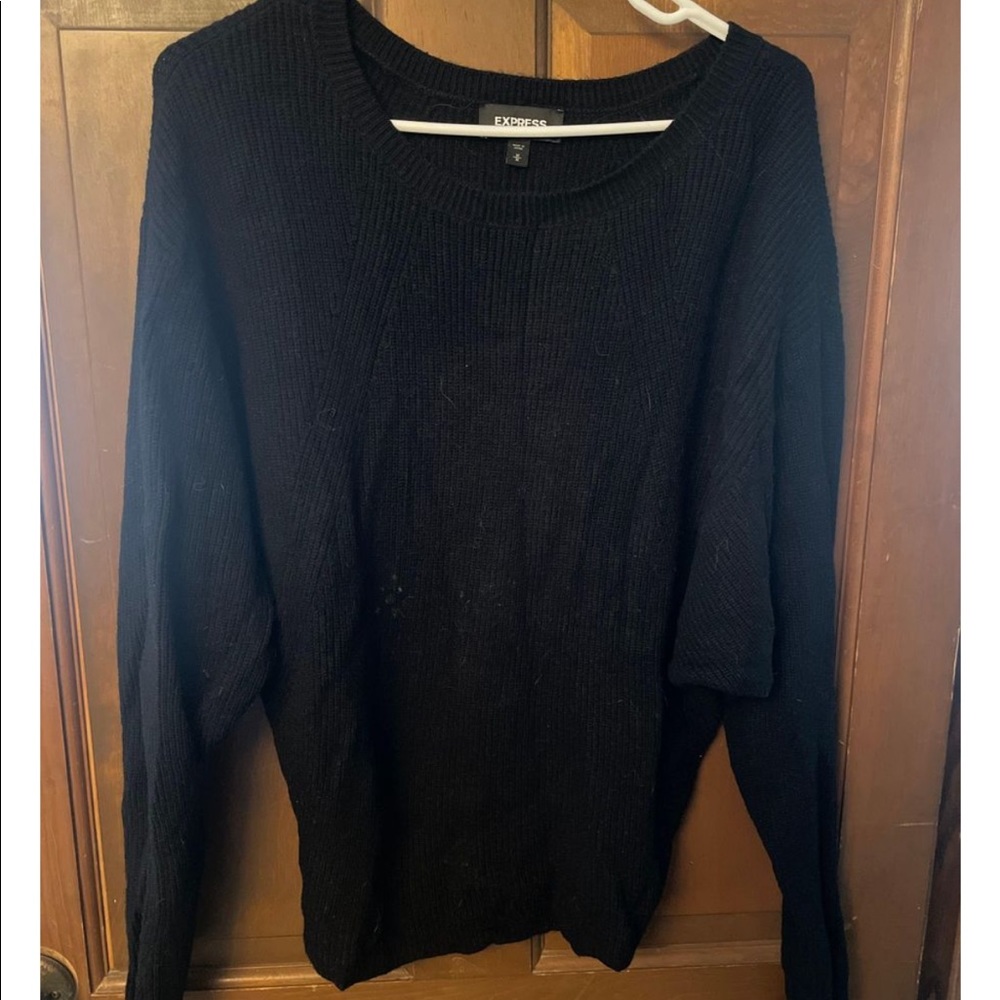 Express black long sleeve sweater